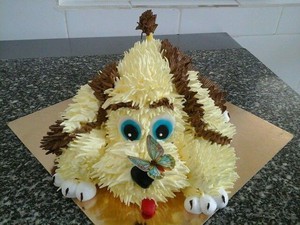Торт 3D собака
