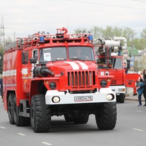 Парад пожарной техники