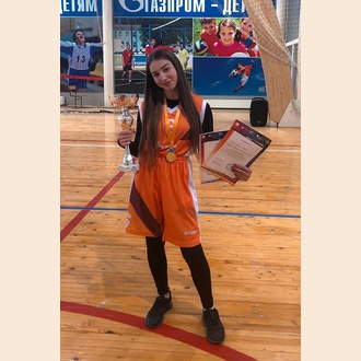 Третье место финала дивизионального этапа Всероссийского Чемпионата школьной баскетбольной лиги "КЭС-БАСКЕТ" сезона 2022-2023 гг. среди девушек.