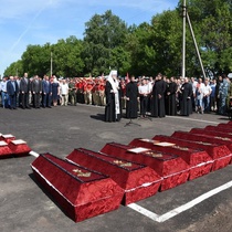 Перезахоронение останков в Поныровском районе