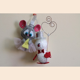 Мышка и снеговик
