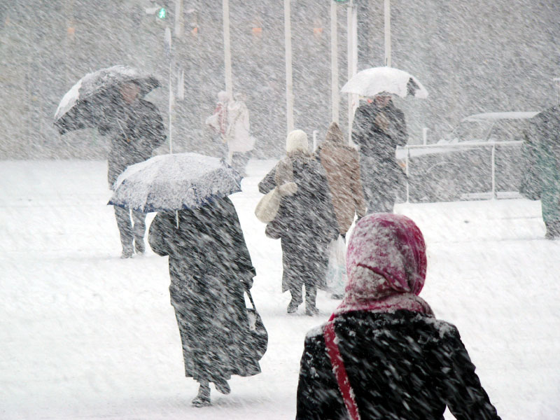 Курскую область накроет мокрый снег с дождем