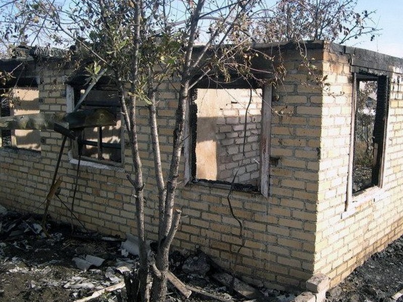 На пожаре под Курском погиб человек