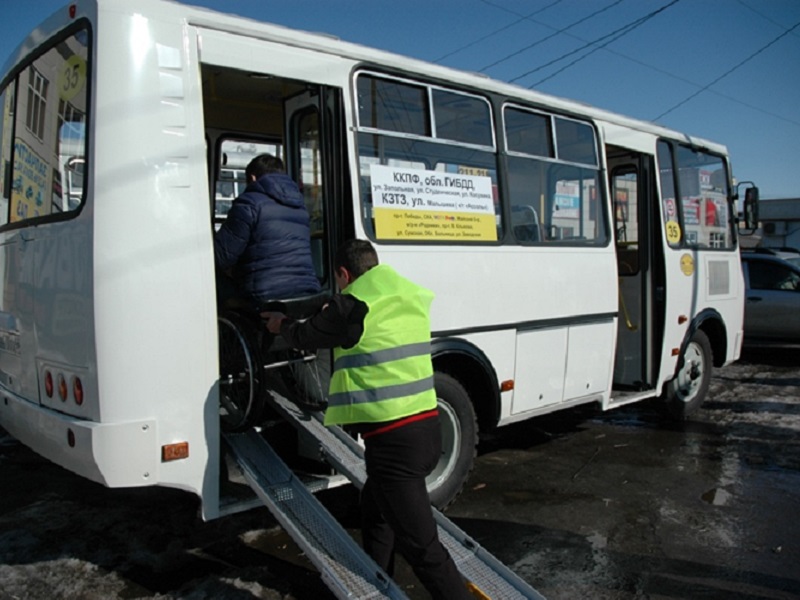 В Курске выйдут в рейс автобусы для инвалидов