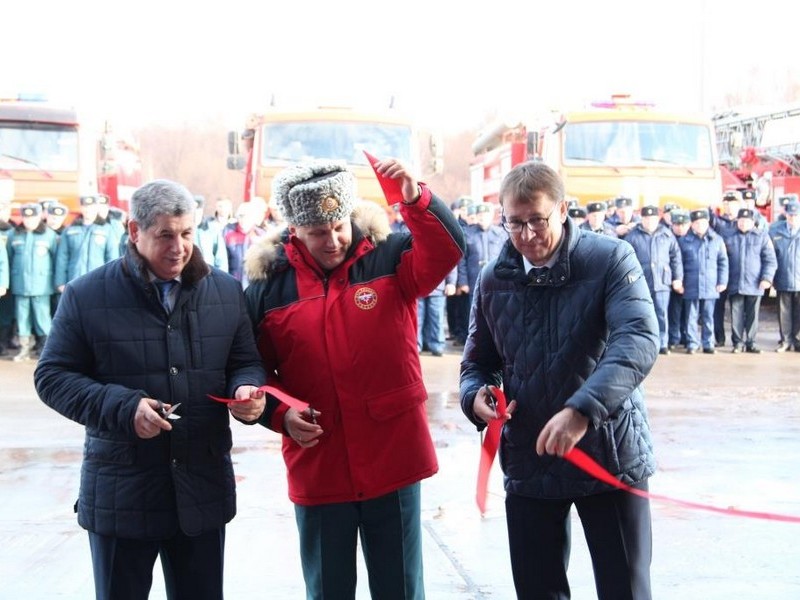 Металлоинвест помог реконструировать пожарную часть в Железногорске