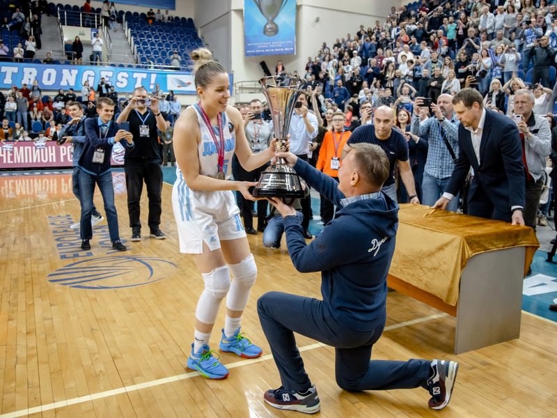 Курские баскетболистки стали чемпионками России