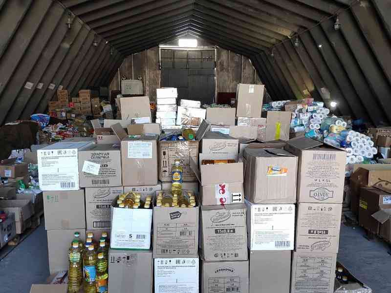 В Курской области собраны тонны гуманитарного груза