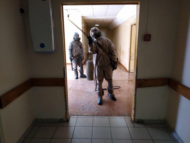 В Курске военные проведут спецобработку больниц