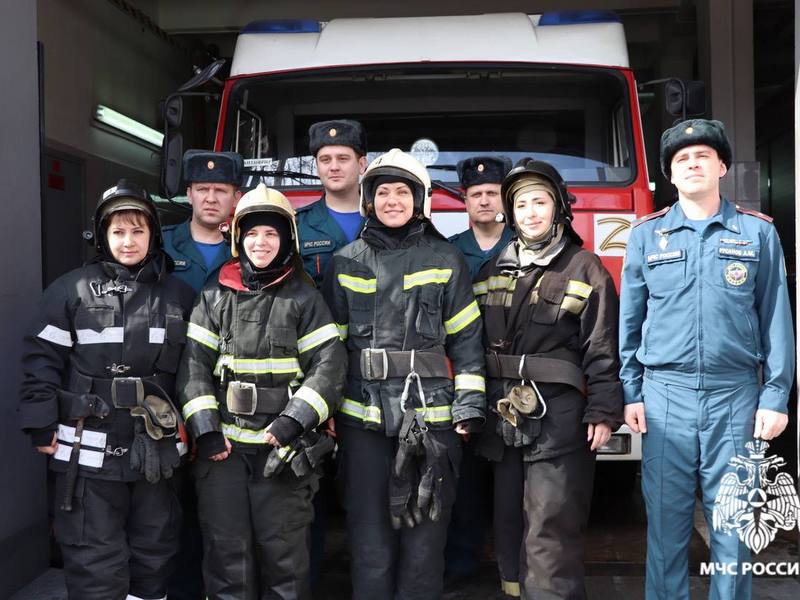 В Курской области появился женский пожарный караул