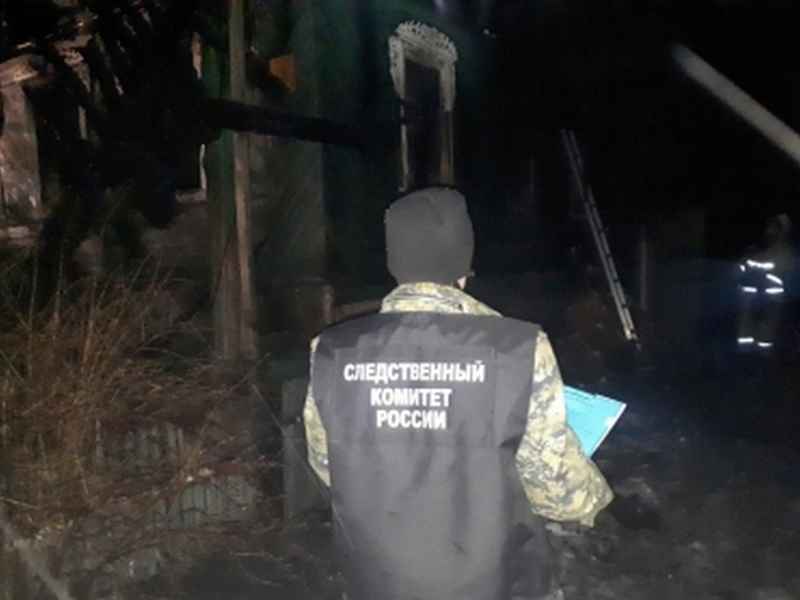 Два человека погибли в огне в Курской области