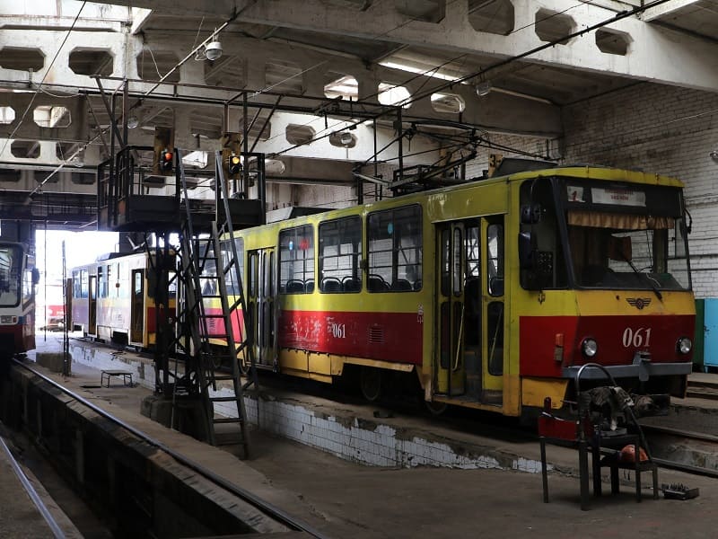 В этом году отремонтируют трамвайное депо