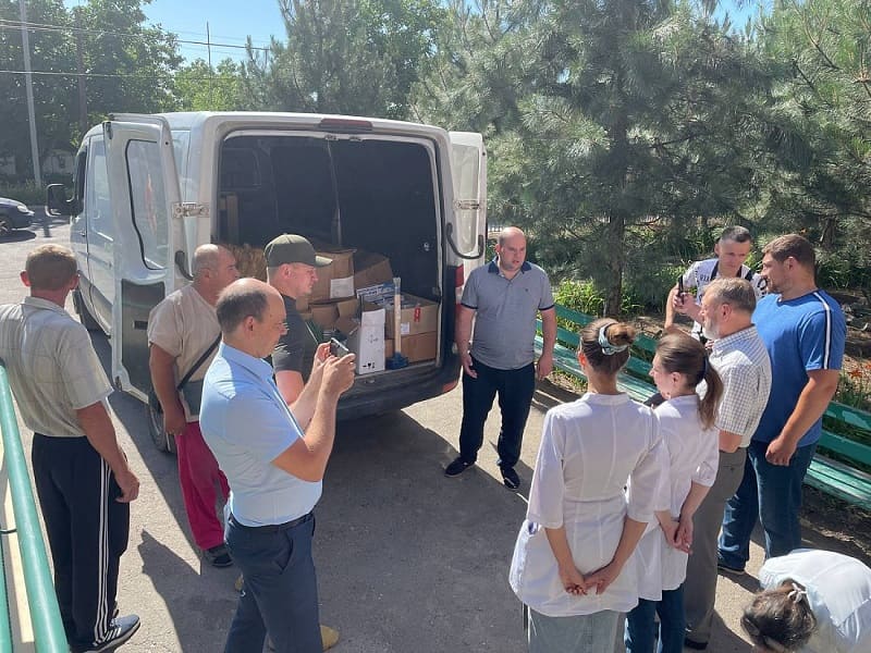 4 тонны гуманитарного груза доставлены в Первомайский район