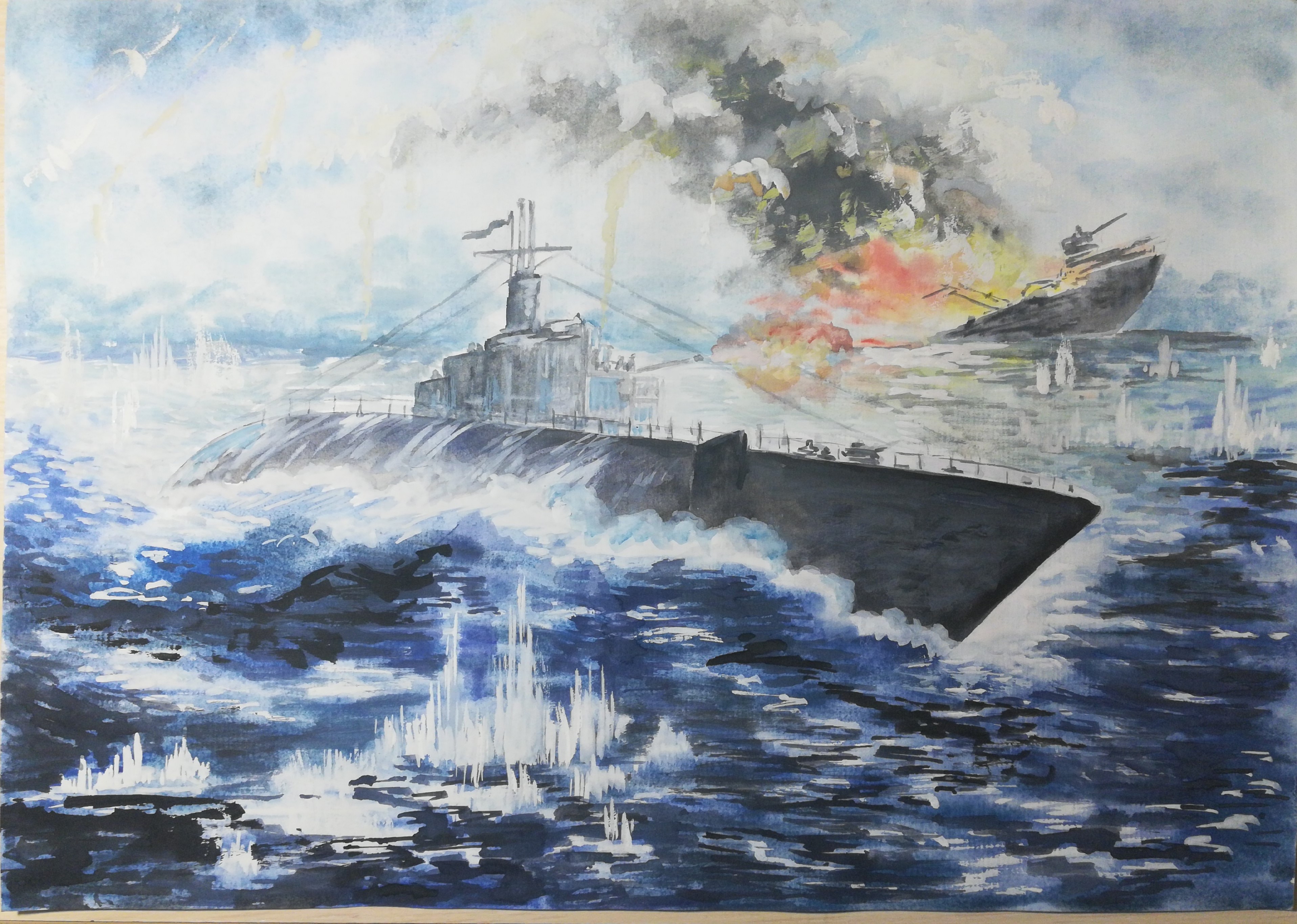 Рисунок на тему военно морского флота